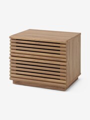 MADE.COM Dark Oak Effect Tulma Bedside Table - Image 1 of 3