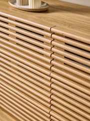 MADE.COM Dark Oak Effect Tulma Wide 6 Drawer Chest of Drawers - Image 2 of 5