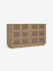 MADE.COM Dark Oak Effect Tulma Wide 6 Drawer Chest of Drawers - Image 4 of 5