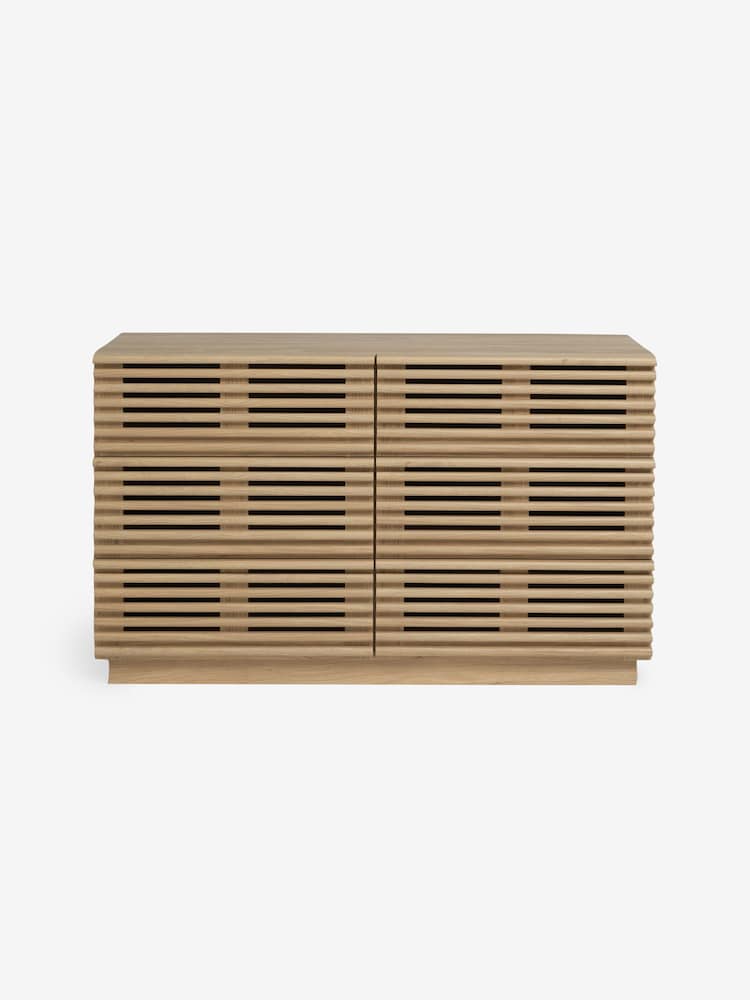MADE.COM Dark Oak Effect Tulma Wide 6 Drawer Chest of Drawers - Image 5 of 5