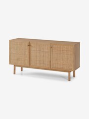 MADE.COM Oak Effect Pavia Rattan Sideboard - Image 4 of 6