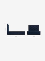 MADE.COM Blue Skye Ottoman Bed Frame - Image 7 of 7