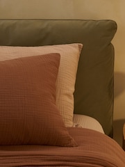 MADE.COM Sage Green Velvet Harlow Bed Frame - Image 4 of 7
