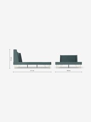 MADE.COM Marine Green Elona Bed Frame - Image 10 of 10