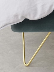MADE.COM Marine Green Elona Bed Frame - Image 3 of 10