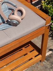 Rowlinson Garden Products Brown Occasional Bench - Image 2 of 4