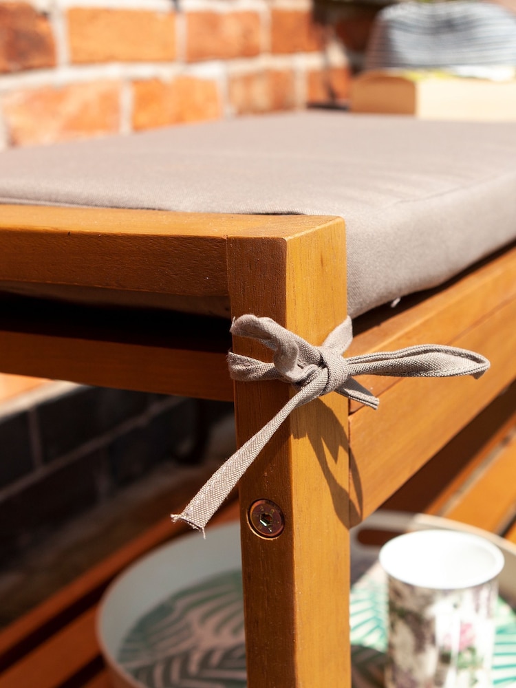 Rowlinson Garden Products Brown Occasional Bench - Image 4 of 4
