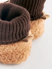 Rjav jelenček - Božični dojenček Pram Sock Slippers (0-2mths) - Slika 5 iz 7