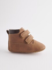 Tan Brown Touch Fastening Baby Work Boots (0-24mths) - Image 2 of 5