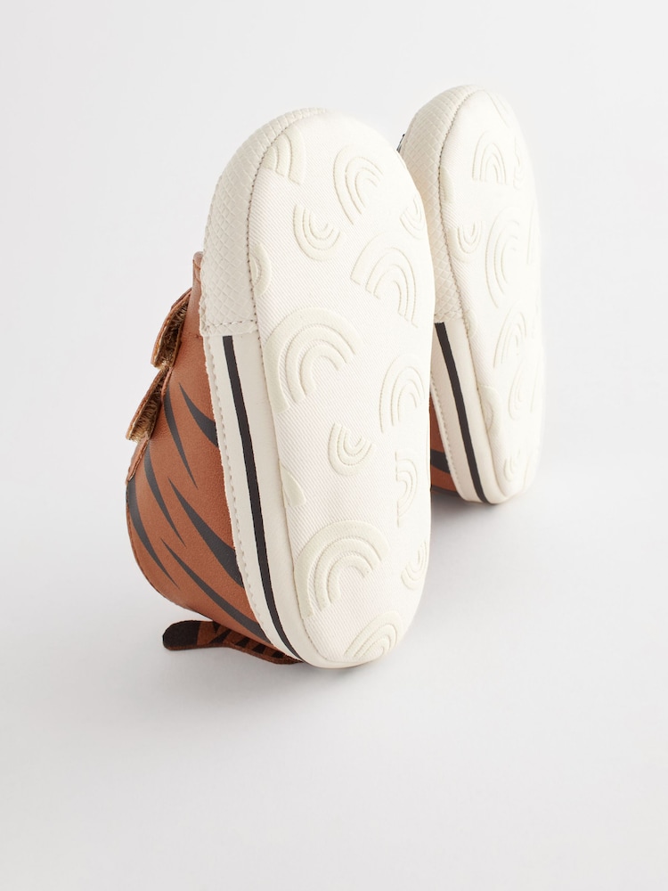 Jasnobrązowe z motywem tygrysa - Easy Fastening Baby Boots (0-24mths) - Image 5 of 7