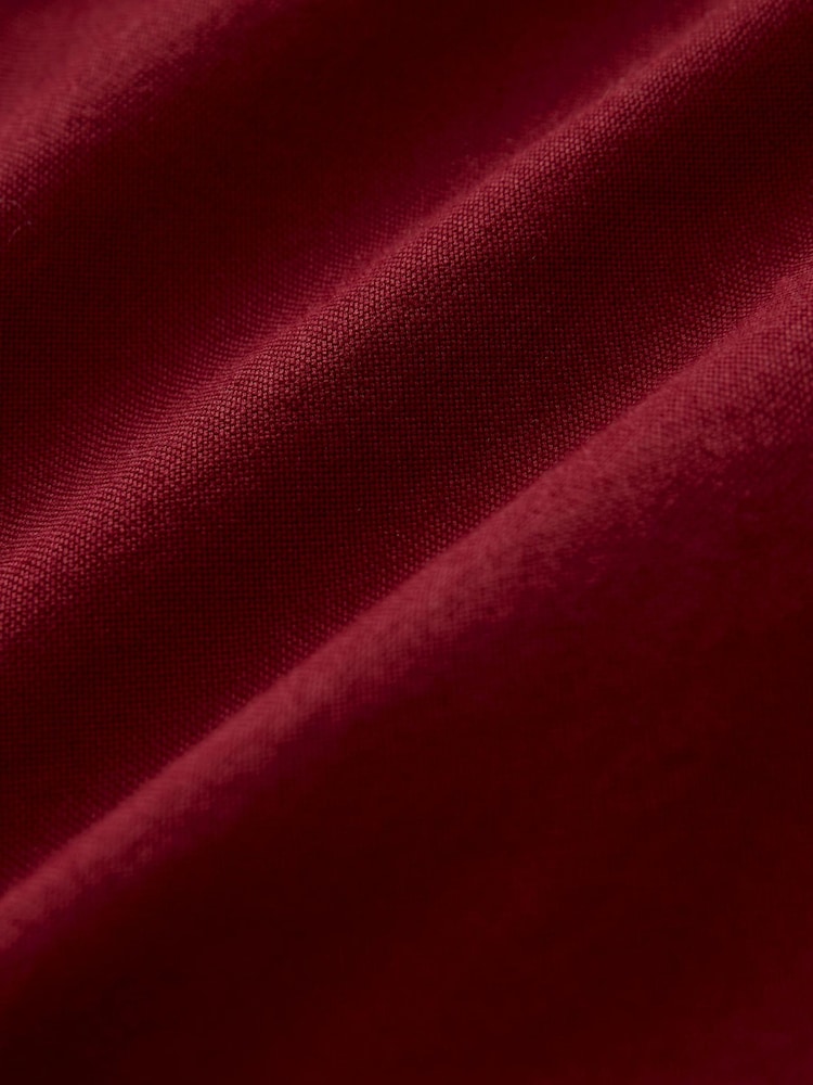 Red Regular Fit Long Sleeve Oxford Shirt - Image 7 of 7
