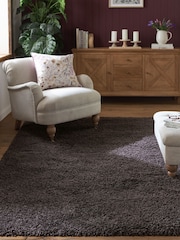 Purple Premium Cosy Shaggy Rug - Image 1 of 6