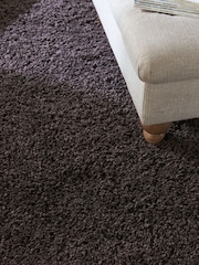 Purple Premium Cosy Shaggy Rug - Image 3 of 6