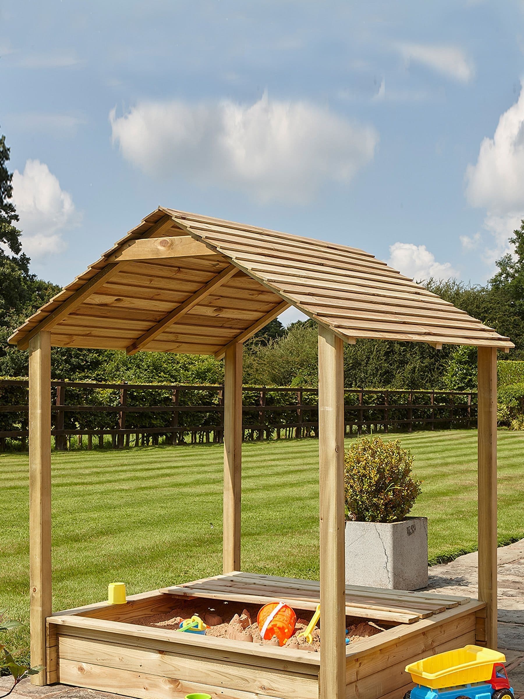 Rowlinson Unisex Natural Garden Products Parkland Sandpit - Image 1