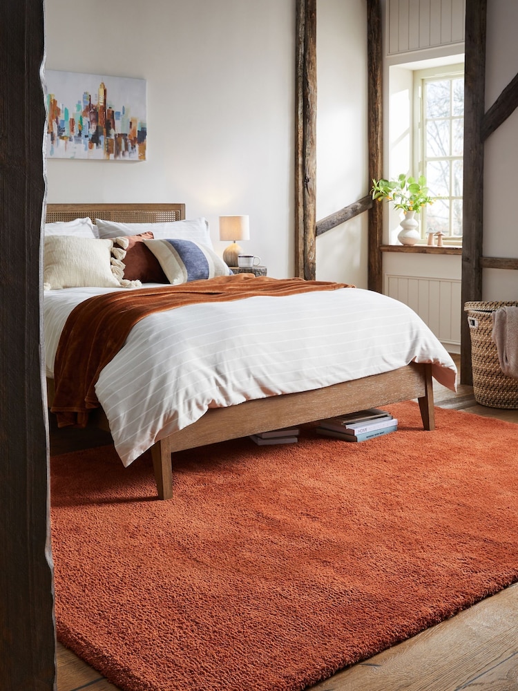 Orange Fleecy Rug - Image 2 of 7