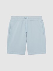 Reiss Ice Blue Henry Garment Dye Jersey Shorts - Image 2 of 5