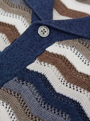 Reiss Multi Whiteley Junior Cuban Collar Printed Shirt - Image 6 of 6