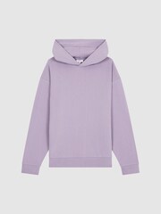 Reiss Lilac Kace Garment Dye Hoodie - Image 2 of 5