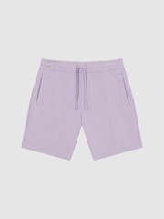 Reiss Lilac Henry Garment Dye Jersey Shorts - Image 2 of 5
