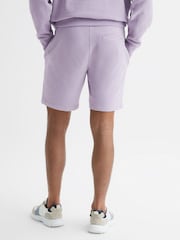 Reiss Lilac Henry Garment Dye Jersey Shorts - Image 5 of 5