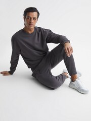 Noir lavé - Sweat Reiss Alistar oversize teint - Image 1 of 6