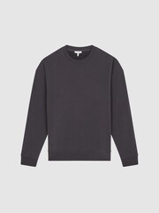 Noir lavé - Sweat Reiss Alistar oversize teint - Image 2 of 6