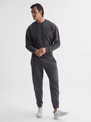 Noir lavé - Sweat Reiss Alistar oversize teint - Image 3 of 6