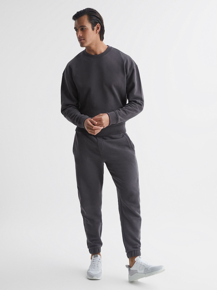 Noir lavé - Sweat Reiss Alistar oversize teint - Image 3 of 6