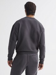 Noir lavé - Sweat Reiss Alistar oversize teint - Image 5 of 6