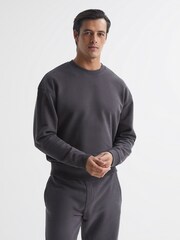 Noir lavé - Sweat Reiss Alistar oversize teint - Image 6 of 6