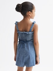 Mono corto de denim Hattie de Reiss - Imagen 5 de 8