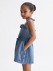Mono corto de denim Hattie de Reiss - Imagen 6 de 8