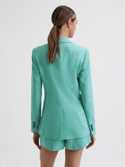 Reiss Green Ember Tailored Single Breasted Blazer - Image 4 of 6