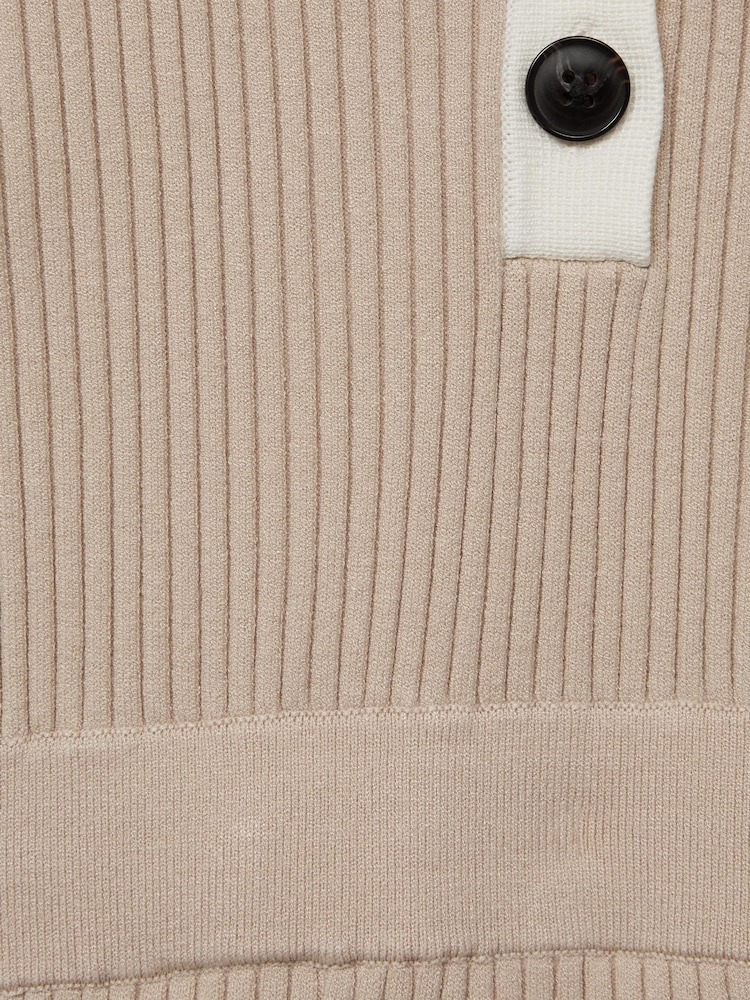 فستان منسوج ألوان متعارضة Malani من Reiss - Image 6 of 6