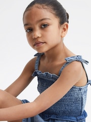 بذلة لعب دنيم Hattie من Reiss - صورة 7 من 8