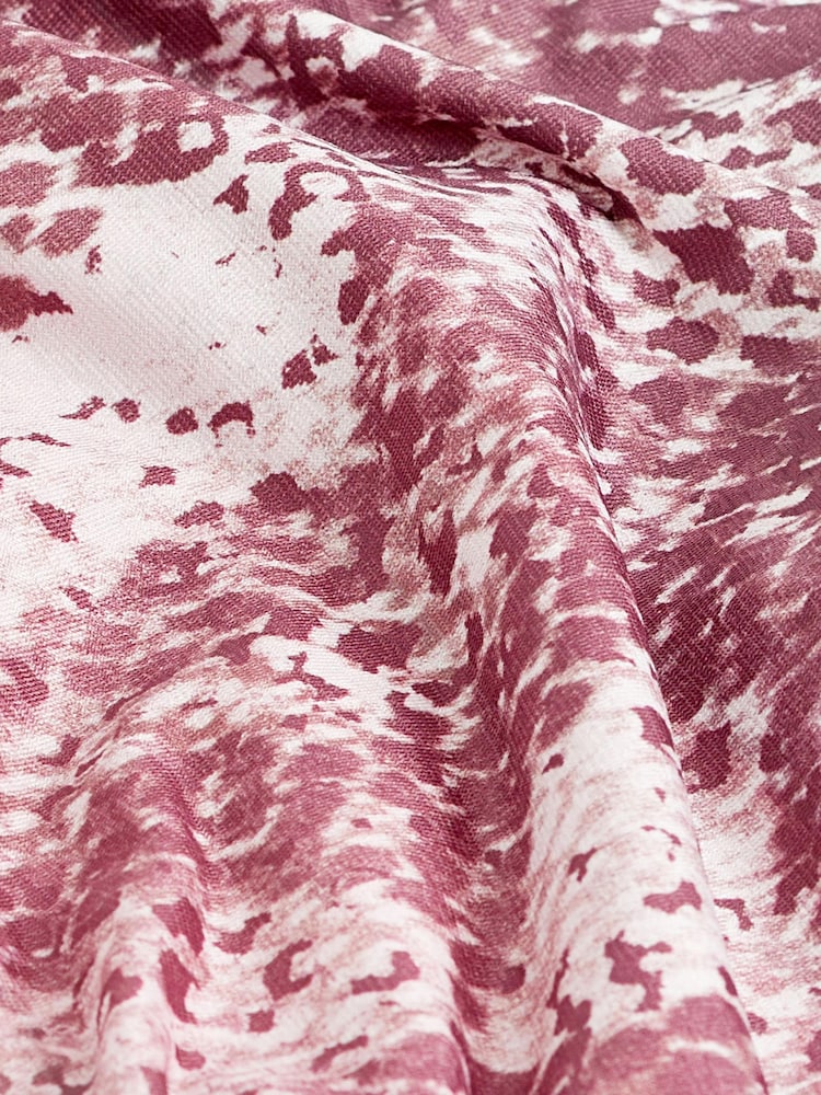 Brown/Pink Snake Printed Wrap Tunic Shirt - Image 6 of 6