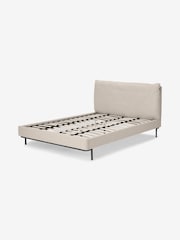 MADE.COM Oatmeal Harlow Bed Frame in Velvet - Image 2 of 3