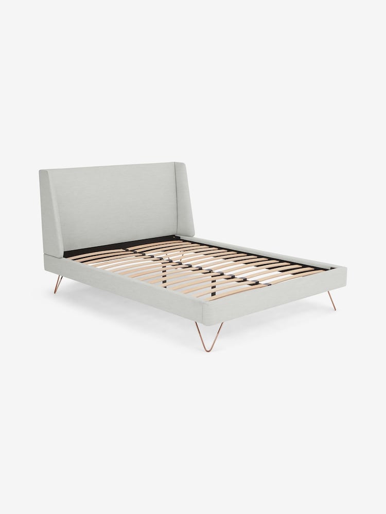 MADE.COM Grey Elona Bed Frame - Image 1 of 7