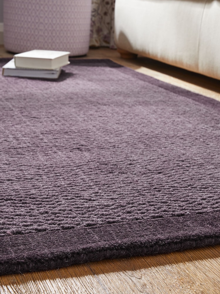 Purple Florence Border Rug - Image 2 of 5