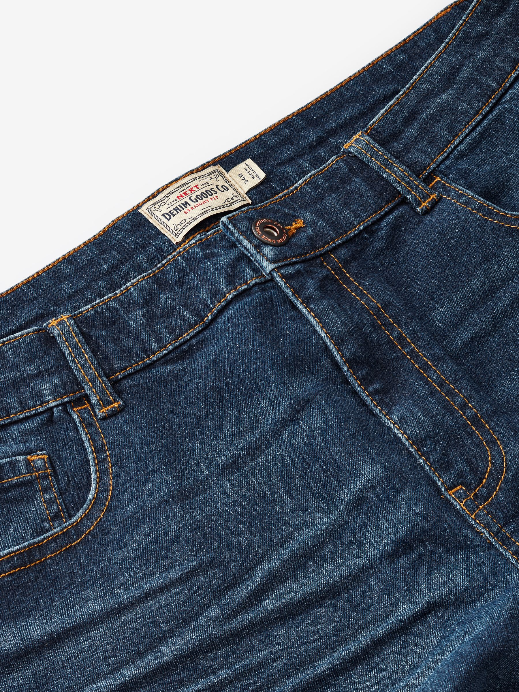 ■ ■ Here Mid Blue High Rise Straight Fit Mid Bl Le High Straight mid-rise jeans in blue - Frame | Mytheresa