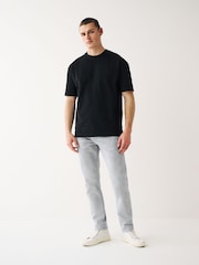 Grey Light Slim Fit Classic Stretch Jeans - Image 2 of 9