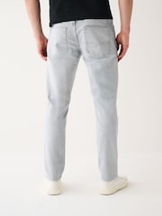 Grey Light Slim Fit Classic Stretch Jeans - Image 4 of 9