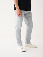 Grey Light Slim Fit Classic Stretch Jeans - Image 5 of 9