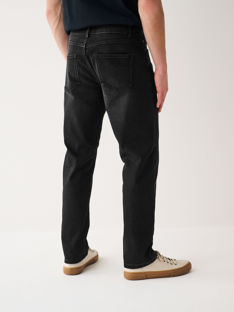 Black Slim Fit Essential Stretch Jeans - Image 4 of 8