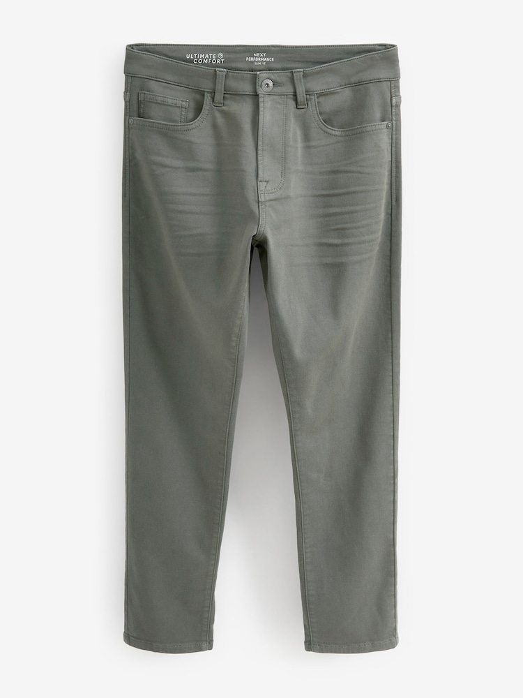 Green Slim Comfort Stretch Jeans - Image 7 of 7 Green Slim Comfort Stretch Jeans - Image 7 of 7