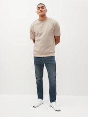 Blue Grey Slim Motion Flex Jeans - Image 2 of 10