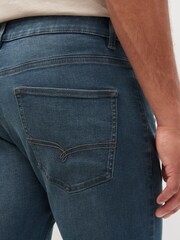 Blue Grey Slim Motion Flex Jeans - Image 5 of 10
