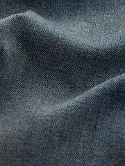 Modra letnik - Raven kroj - Vintage Wash denim kavbojke - Slika 8 iz 8