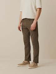 Brown Slim Fit Comfort Stretch Jeans - Image 1 of 11