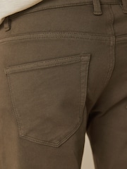 Brown Slim Fit Comfort Stretch Jeans - Image 6 of 11
